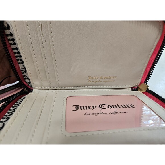 JUICY COUTURE HOT PINK DOUBLE ZIP AROUND WALLET, *NEW WITH TAGS!* - Picture 5 of 12